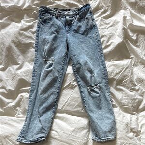 Express Light Blue Distressed Women's Jeans